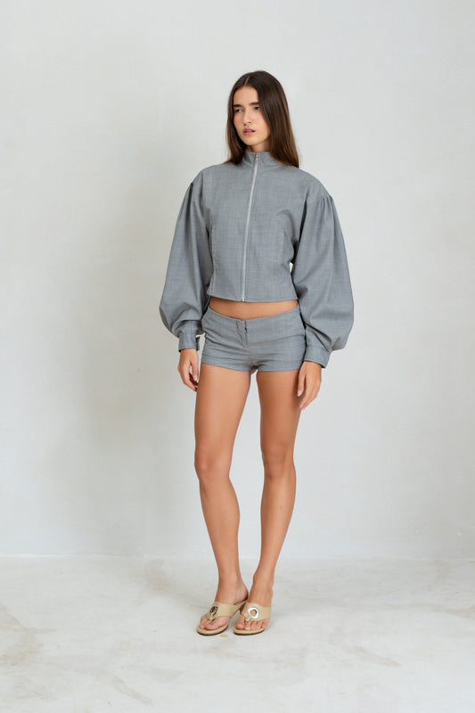 Globo II Jacket – Grey – BELLE ANNA