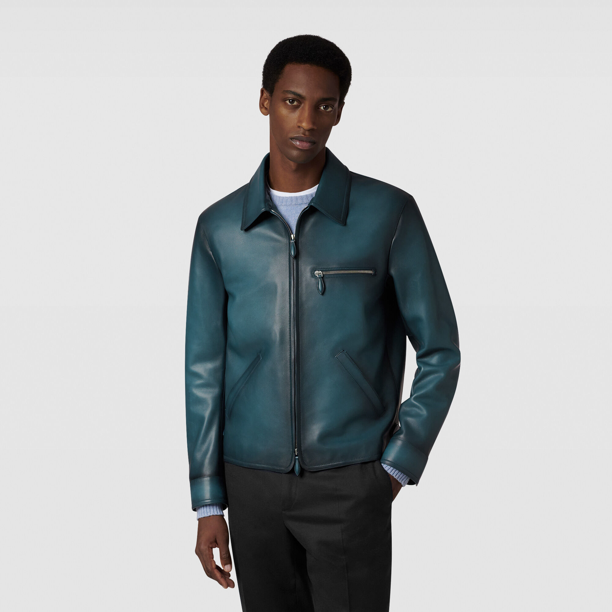 定価 100万円越え Berluti Patina Leather Jacket 定価 100万円越え