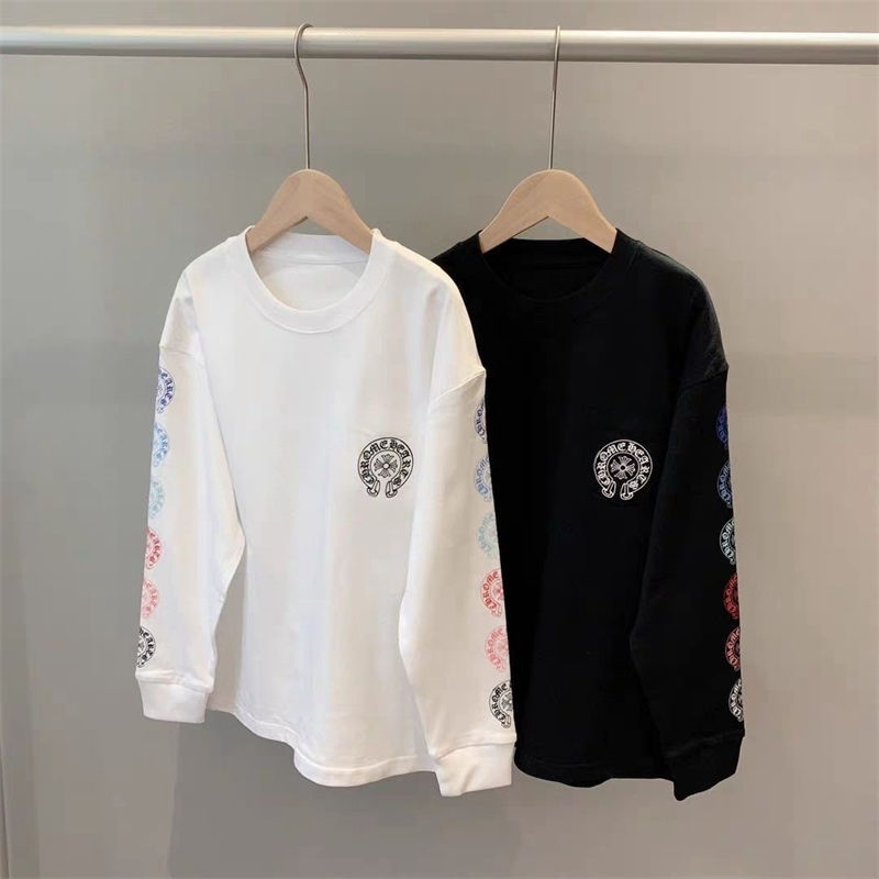 Chrome Hearts子供服 キッズ 長袖tシャツ 女の子 男の子 クロムハーツ