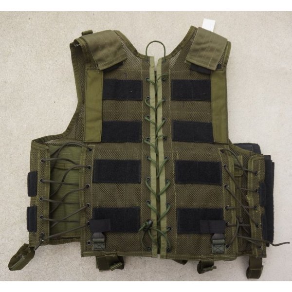 米海軍特殊部隊放出ブラックホークOMEGAモジュラーベストOD改造品