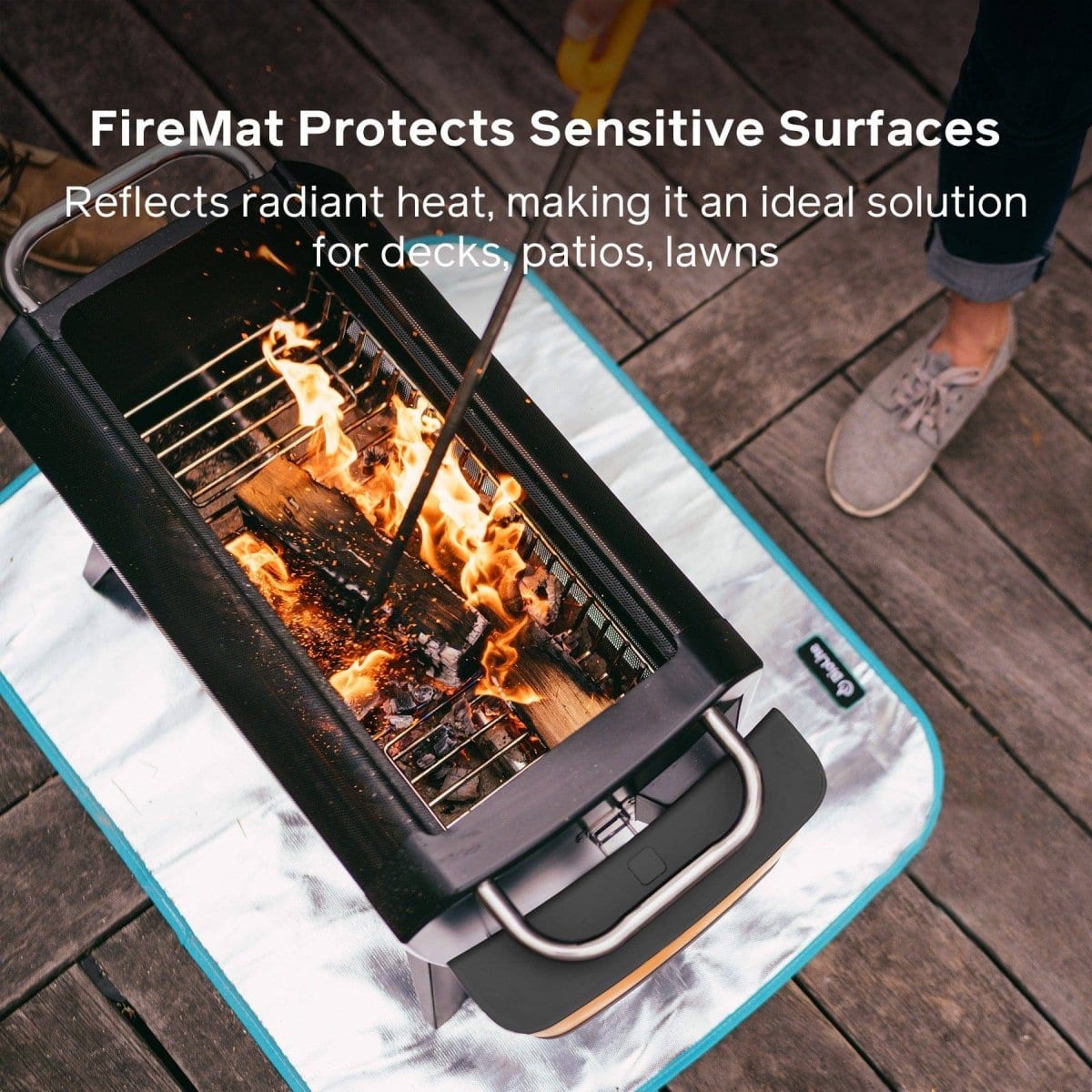 BioLite FirePit Essentials Kit - Smokeless Fire Pit with Carry Bag