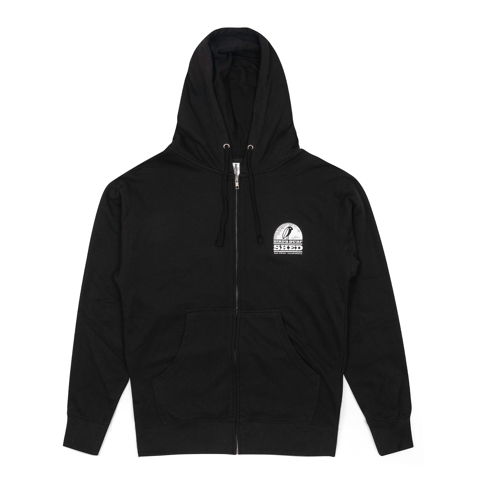Og Logo Sweatshirt W/ Zipper – Bird's Surf Shed