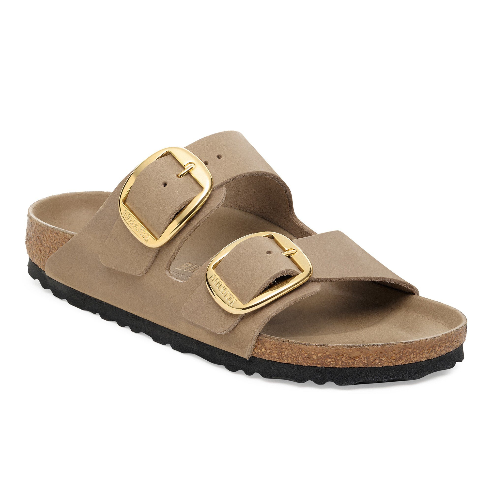 Arizona Big Buckle Oiled Leather in Color Tobacco Brown