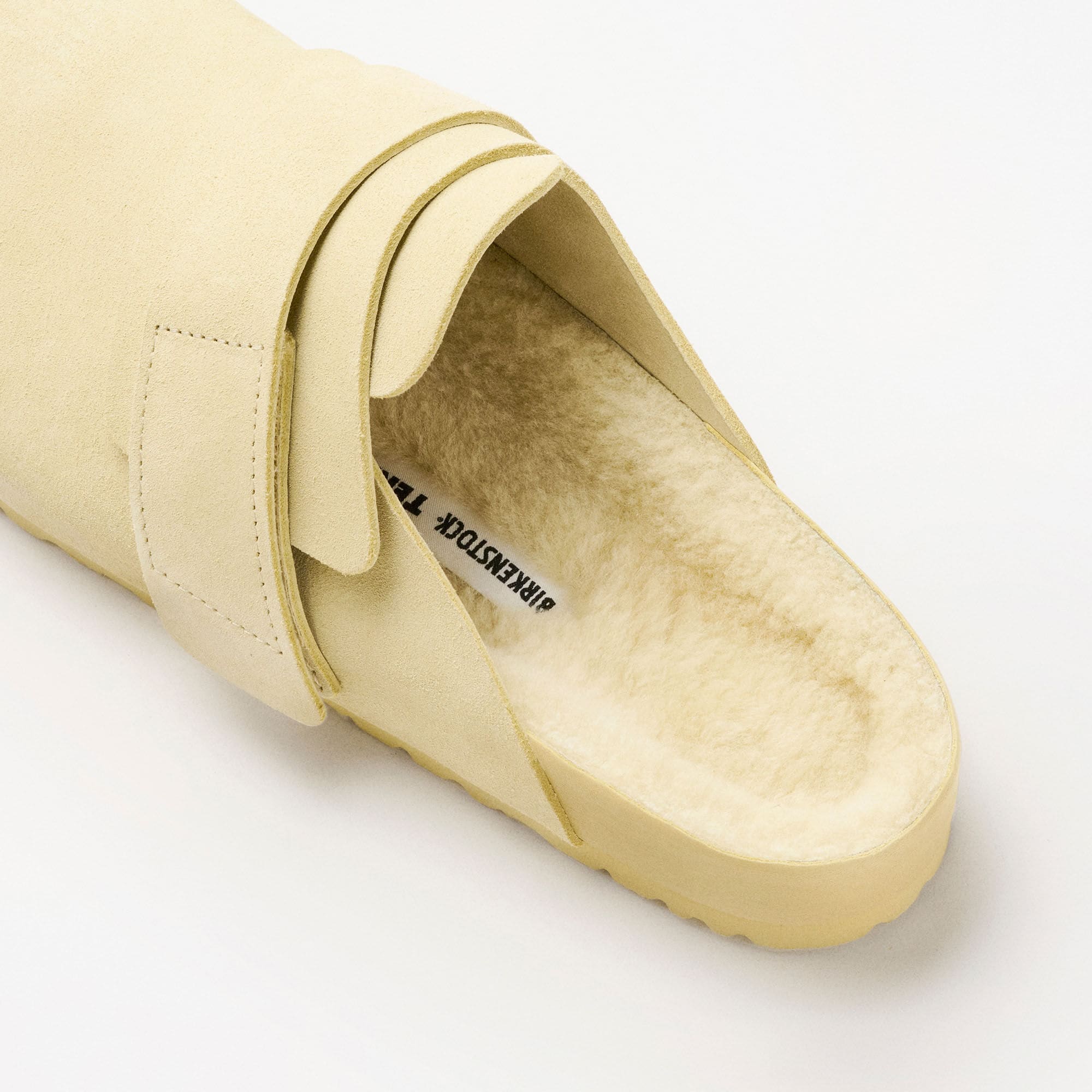 Nagoya Suede Tekla Suede Leather in Color Straw | BIRKENSTOCK US