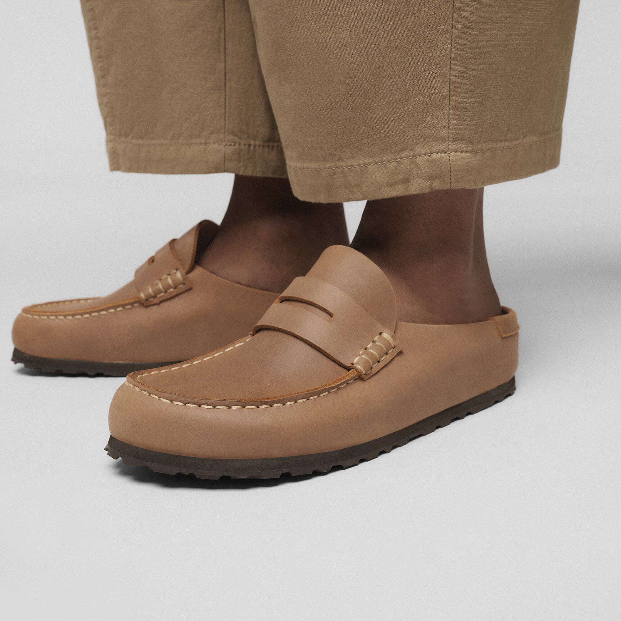 Naples Wrapped Oiled Leather in Color Cognac | BIRKENSTOCK Canada