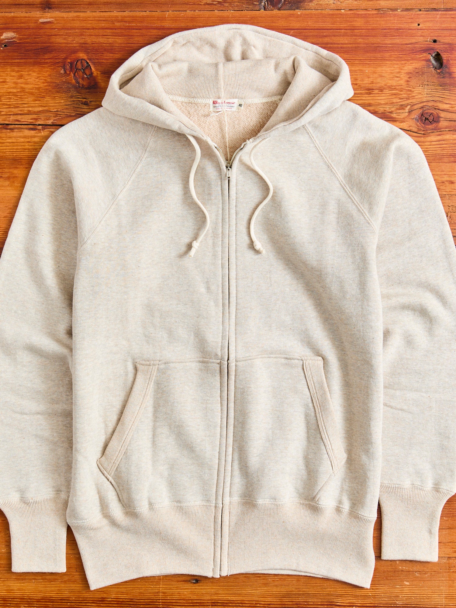 451 Loopwheel Zip Hoodie in Oatmeal – Blue Owl Workshop