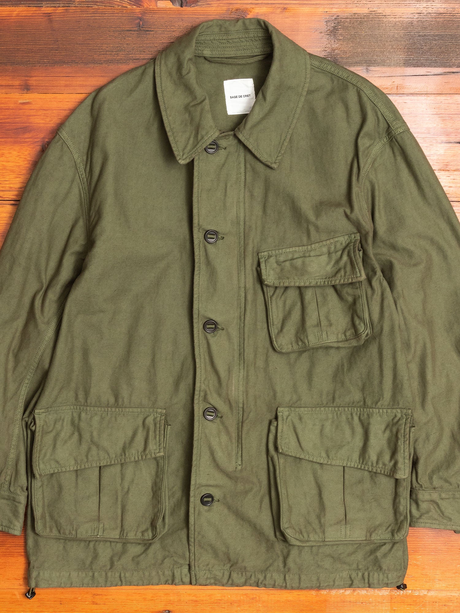 Fatigue Long Jacket in Olive – Blue Owl Workshop