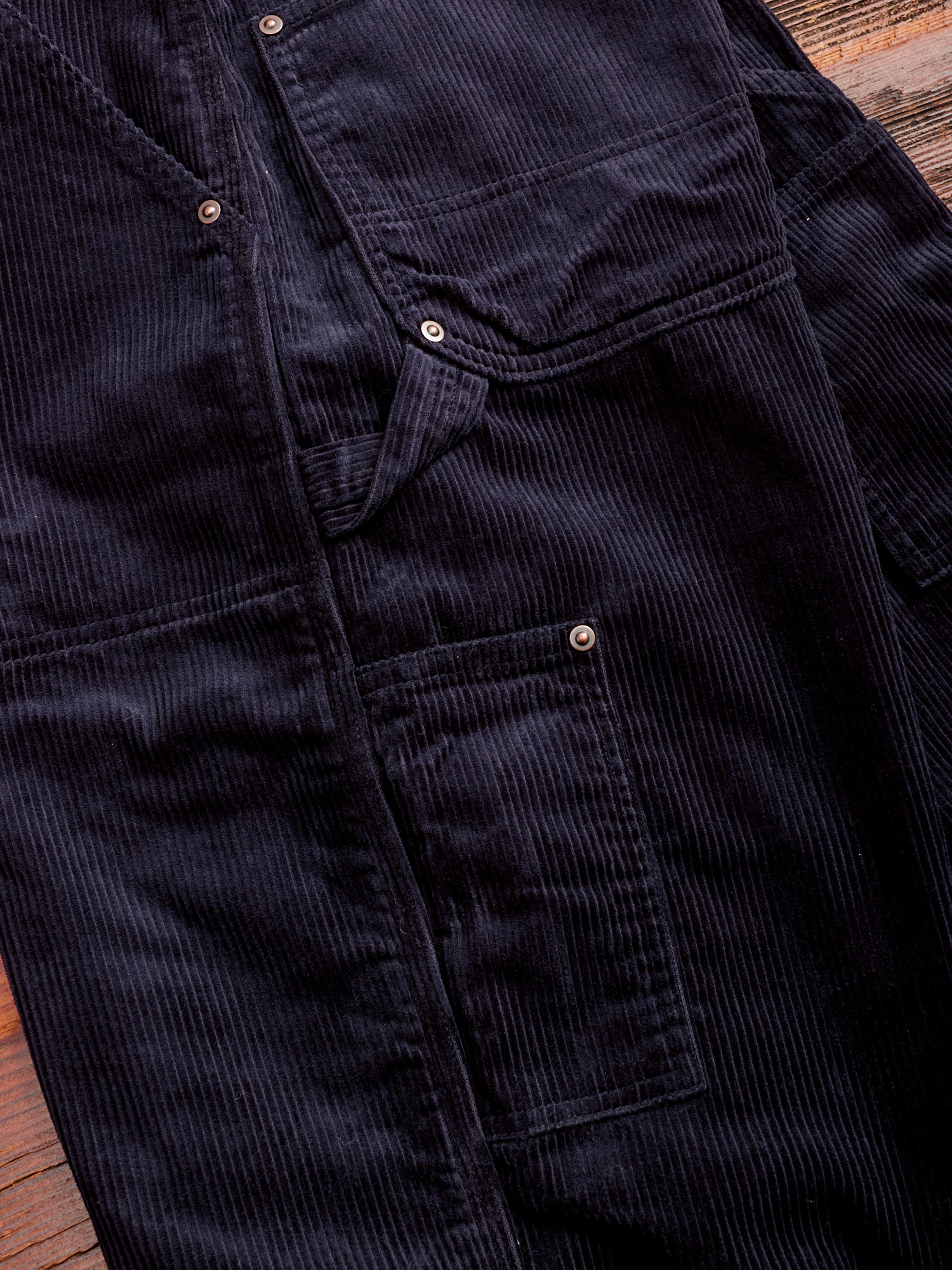 Corduroy Double Knee Work Pants in Dark Navy – Blue Owl Workshop