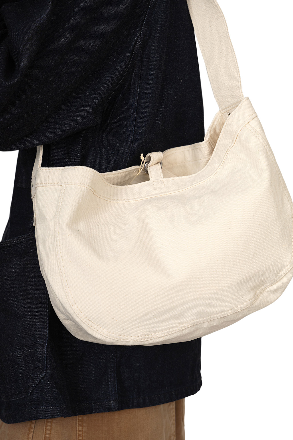 Taiga Takahashi | Lot.004 Newsboy Bag - Ivory | Men | Blue Button Shop
