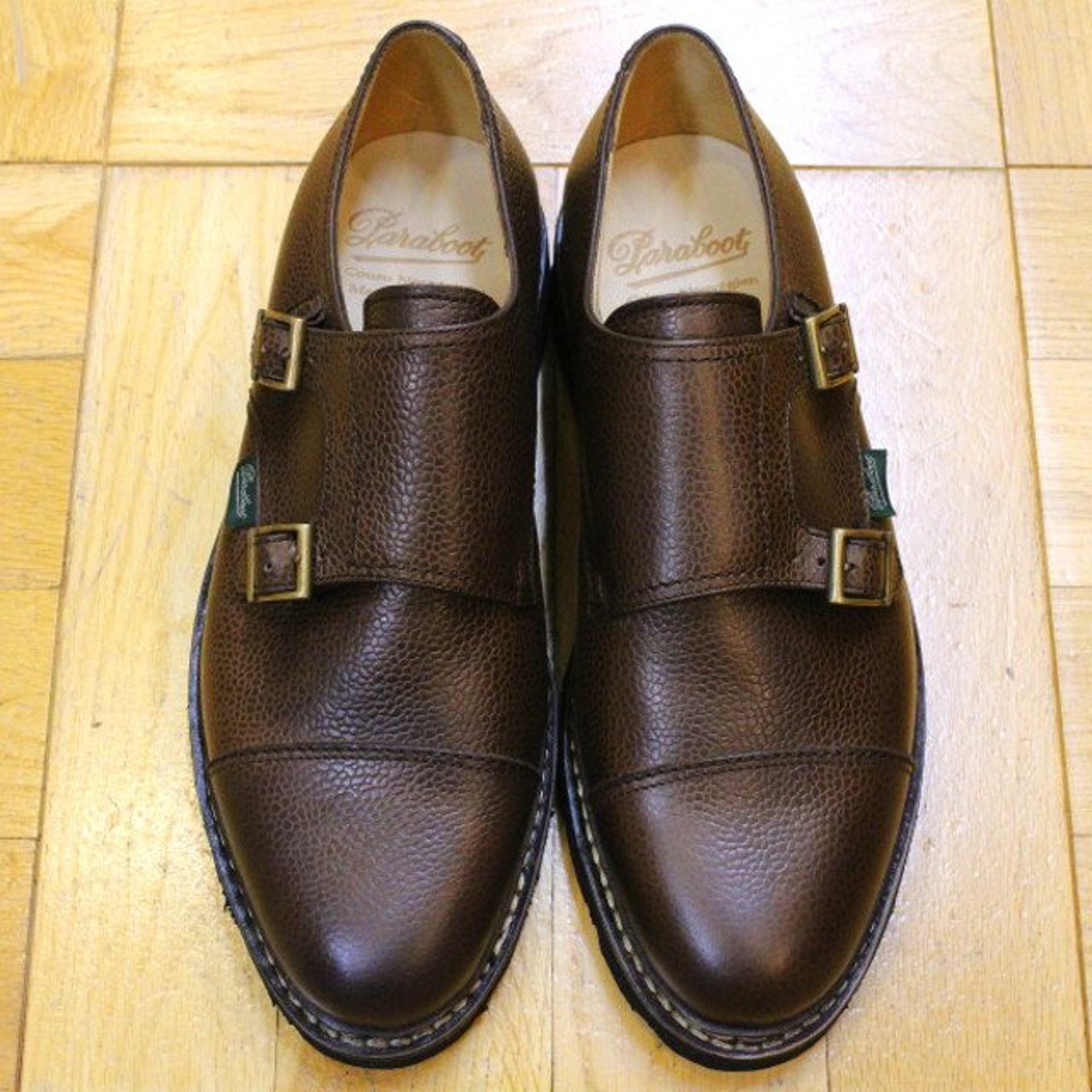 パラブーツ 通販｜ウィリアム ダブルモンク：GRAIN EBENE(グレイン