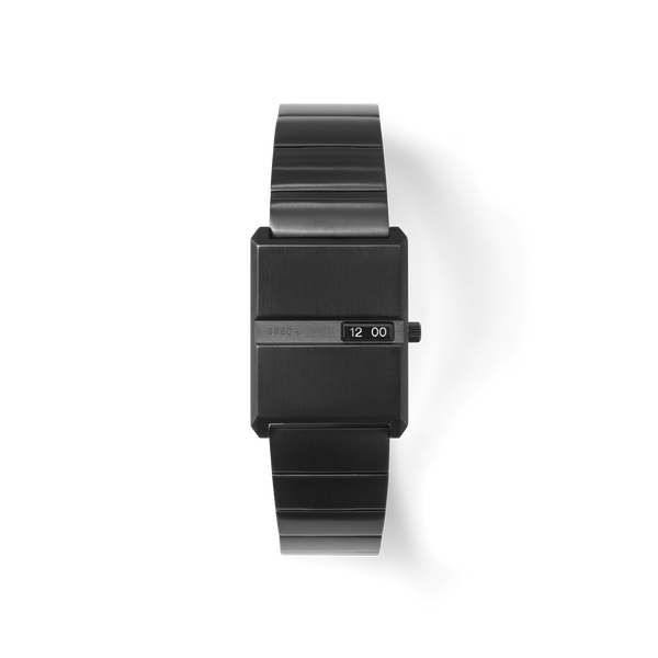 Pulse | A Slim 26mm Black-Plated Stainless Steel Rectangle Case
