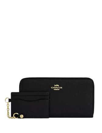 Coach Long Zip Around Wallet With Detachable Card Case | Brixton Baker