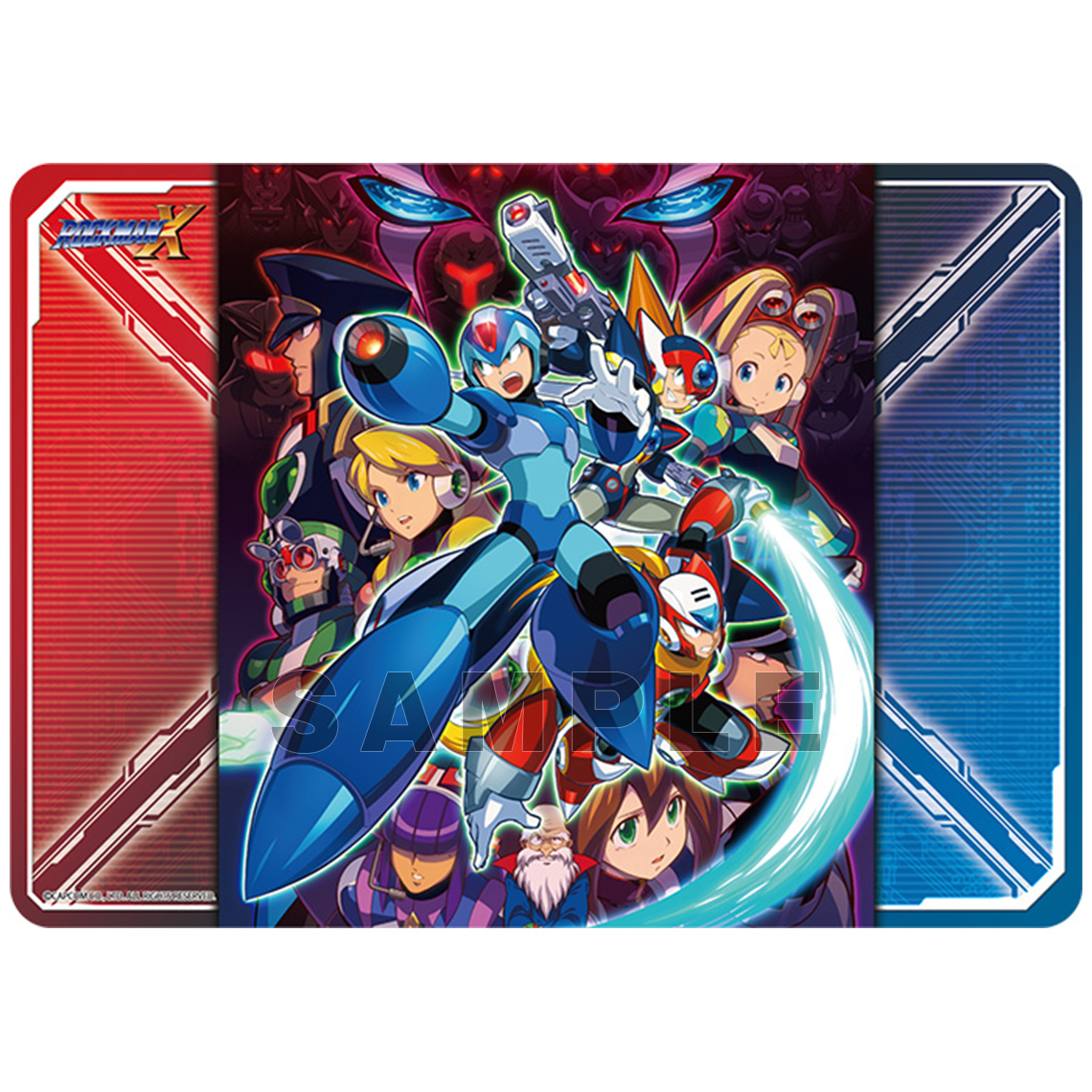 キャラクター万能ラバーマット ロックマン 「ロール！ロール！ロール