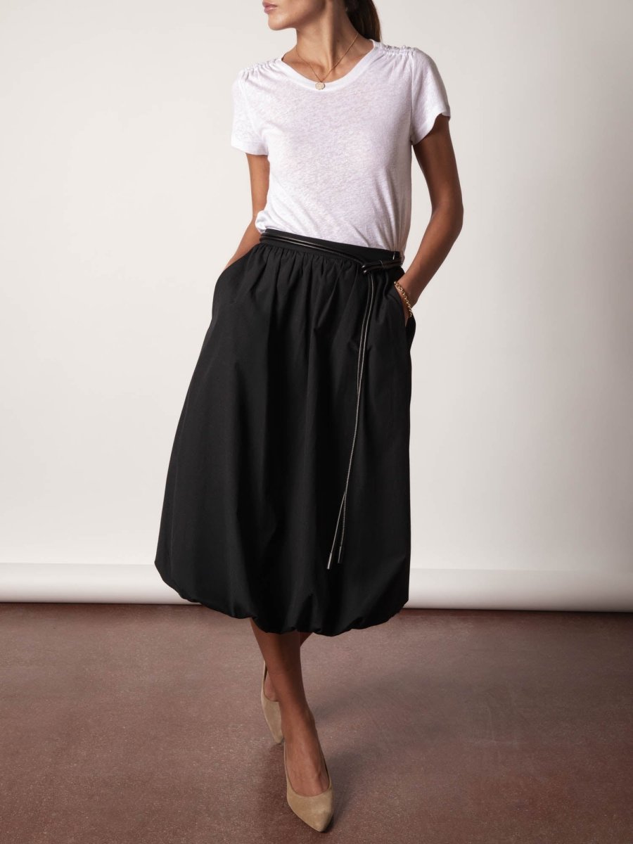 Women's Loti Bubble Skirt in Black Onyx | Brochu Walker