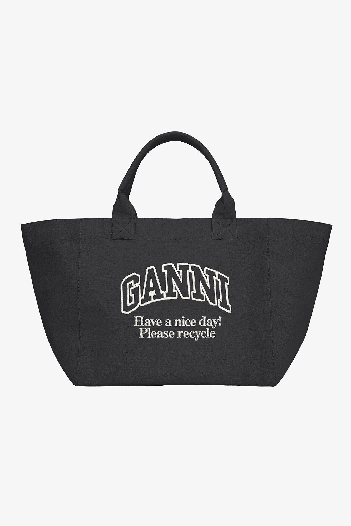 Phantom Black XXL Tote | GANNI (Global) CA