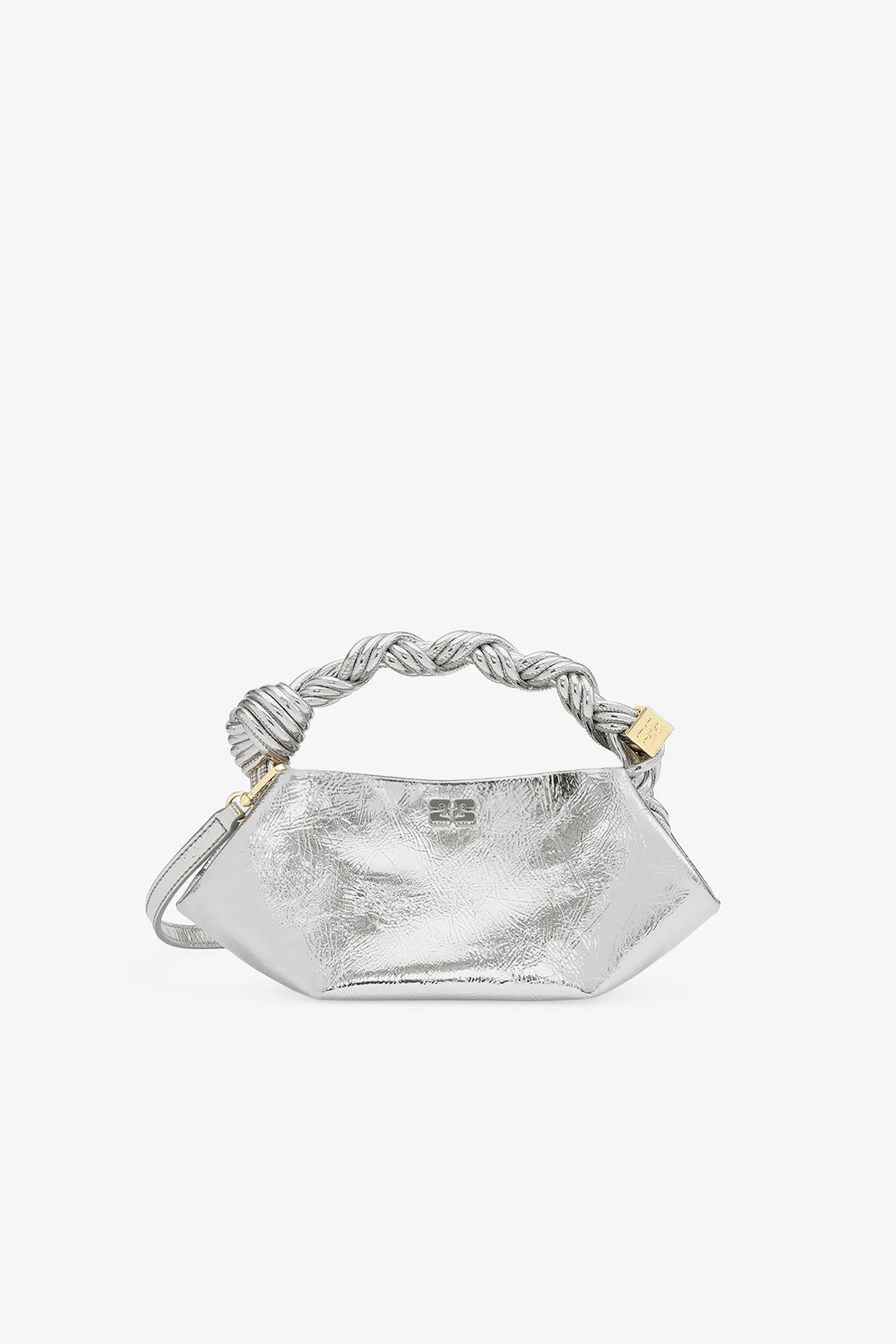 Silver Silver Mini Bou Bag | GANNI US