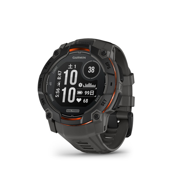 Instinct 3 Dual Power Tactical | スマートウォッチ | Garmin 日本