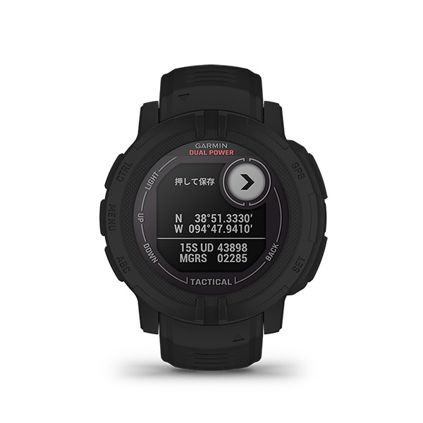 Instinct 2 Dual Power Tactical Edition | スマートウォッチ | Garmin