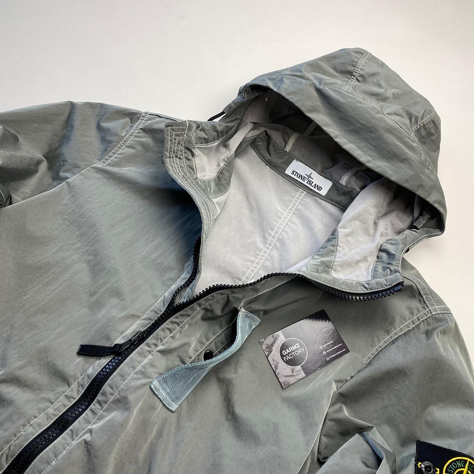 Stone Island Nylon Metal Flock Jacket SIlver – Garmz Factory