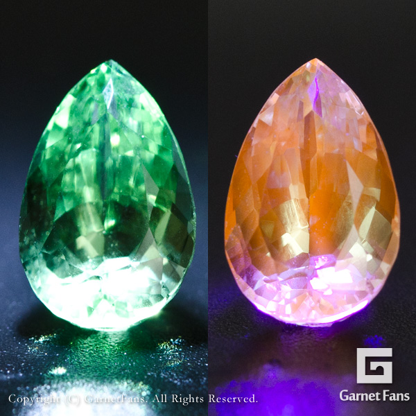 UVミントグリーンガーネット 11.8×7.6mm 3.95ct | ガーネット専門店