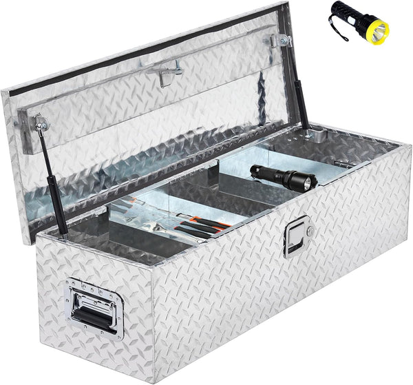 GARVEE Aluminum Diamond Plate Tool Box - Secure & Durable Storage