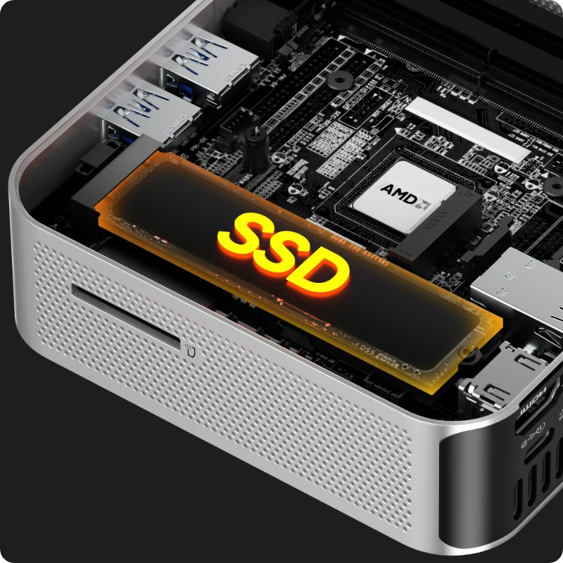 GEEKOM A8 Mini PC with Ryzen™ 9 & Ryzen™ 7 – For Powerful Computing