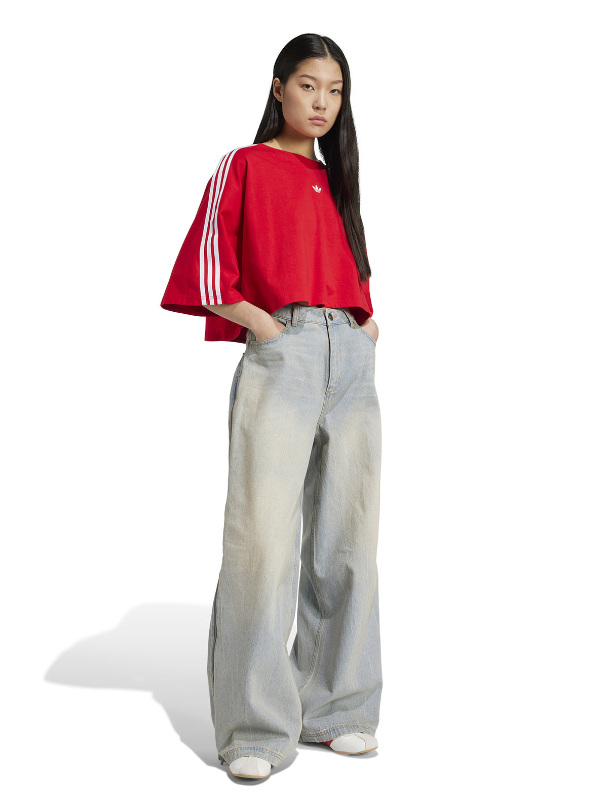 Adidas Denim Zip Pant LIGHT DENIM | Glue Store