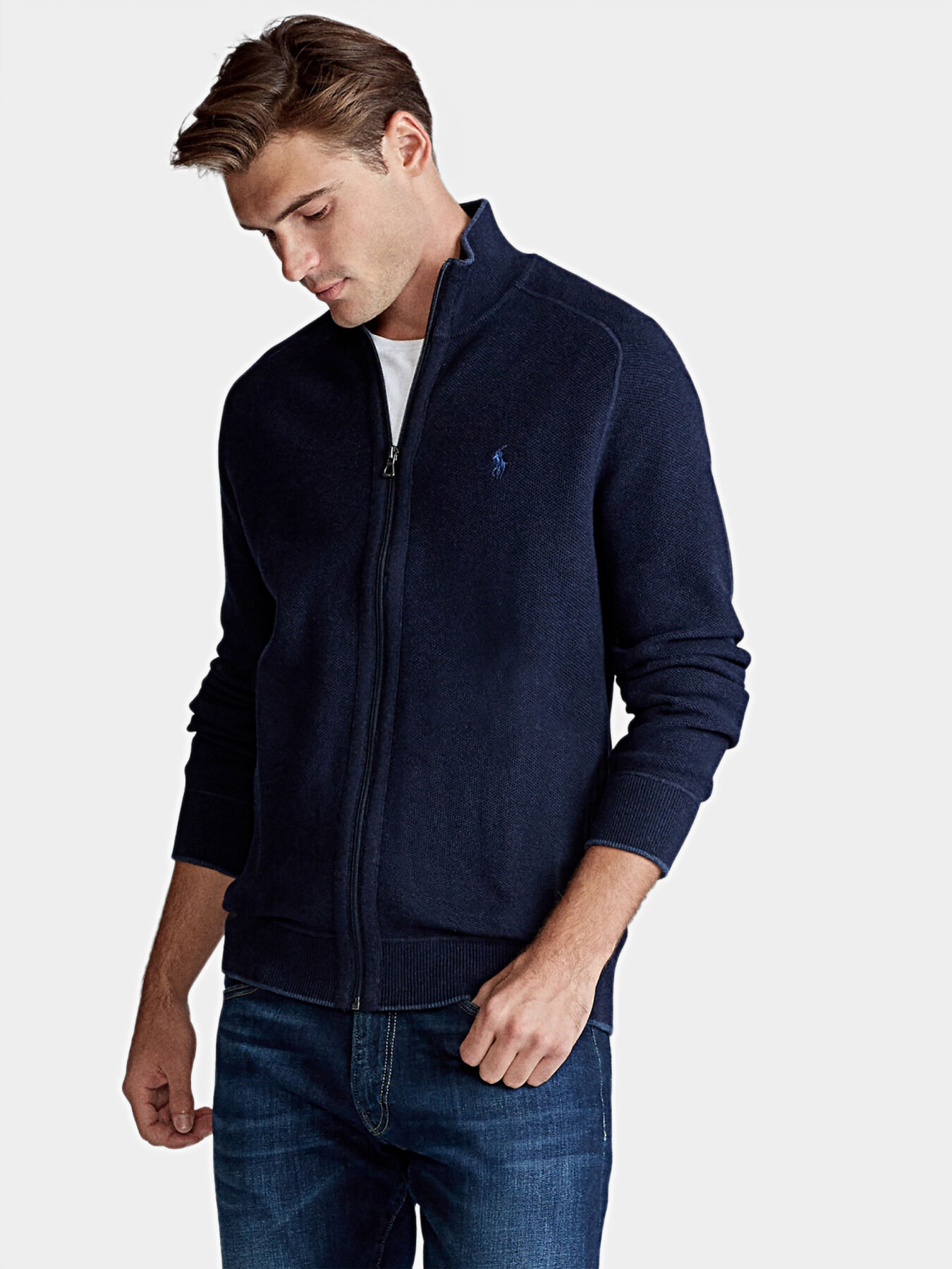 Cardigan with a zip brand POLO RALPH LAUREN — Globalbrandsstore.com/en