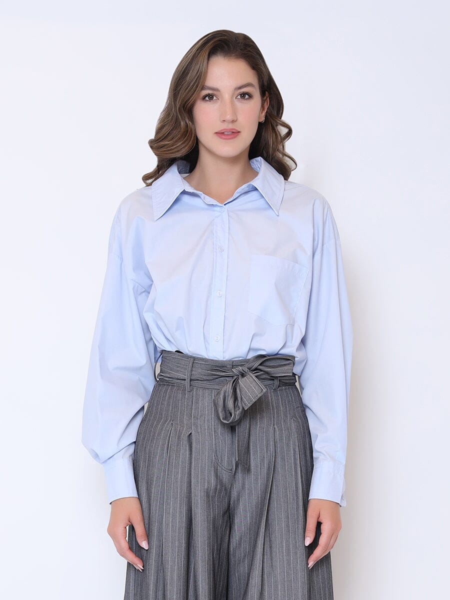 Big Bow Back Pearl Strand BTW Shoulders Top – Gracia Fashion
