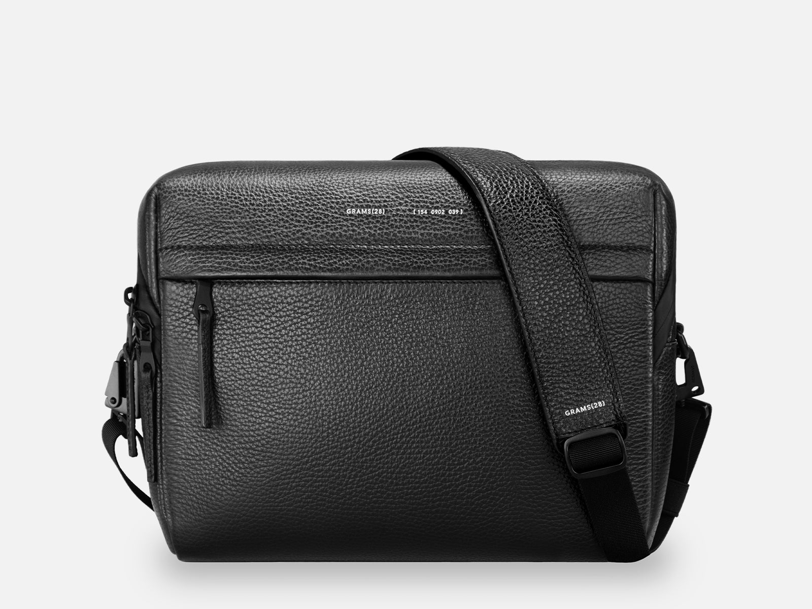 GRAMS28 120レザーフォリオ ペブルドレザー ブラック 120レザー