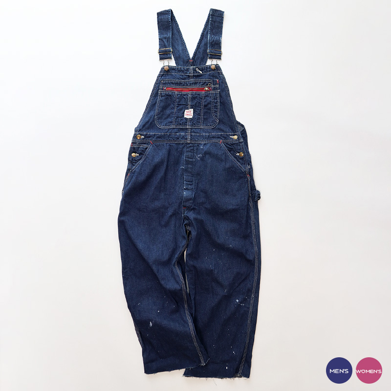 60's RED CAMEL DENIM CUT-OFF OVERALL,USED/VINTAGE (Men's & Women's)