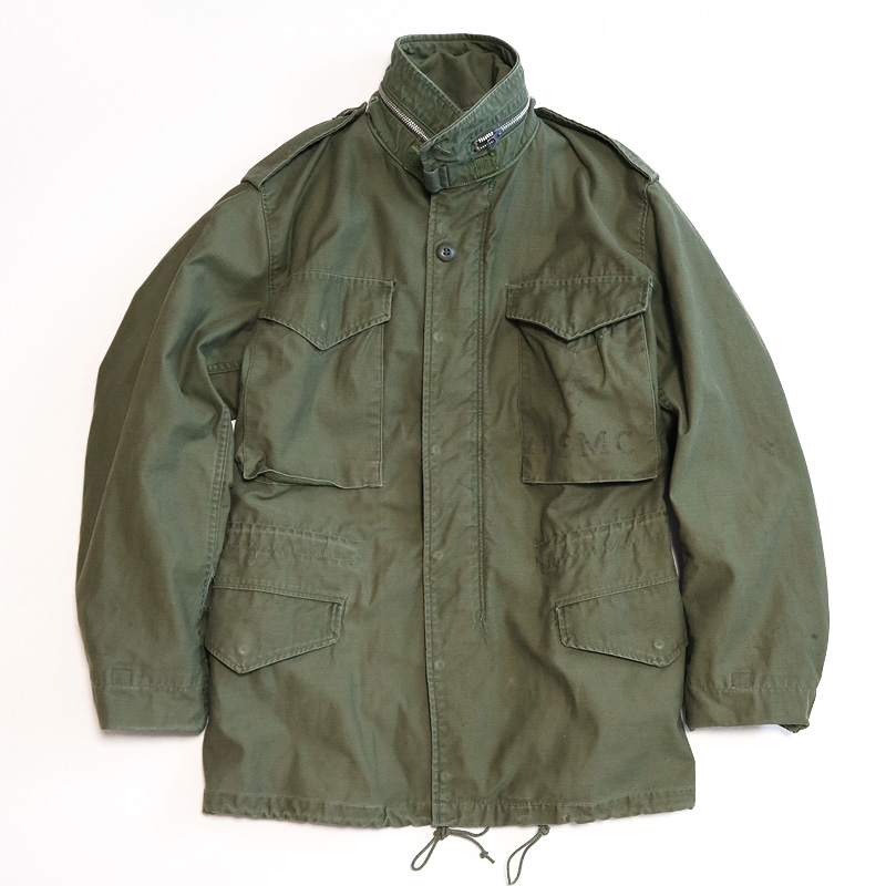 60's US MARINE CORPS M-65 COTTON NYLON SATEEN FIELD JACKET 