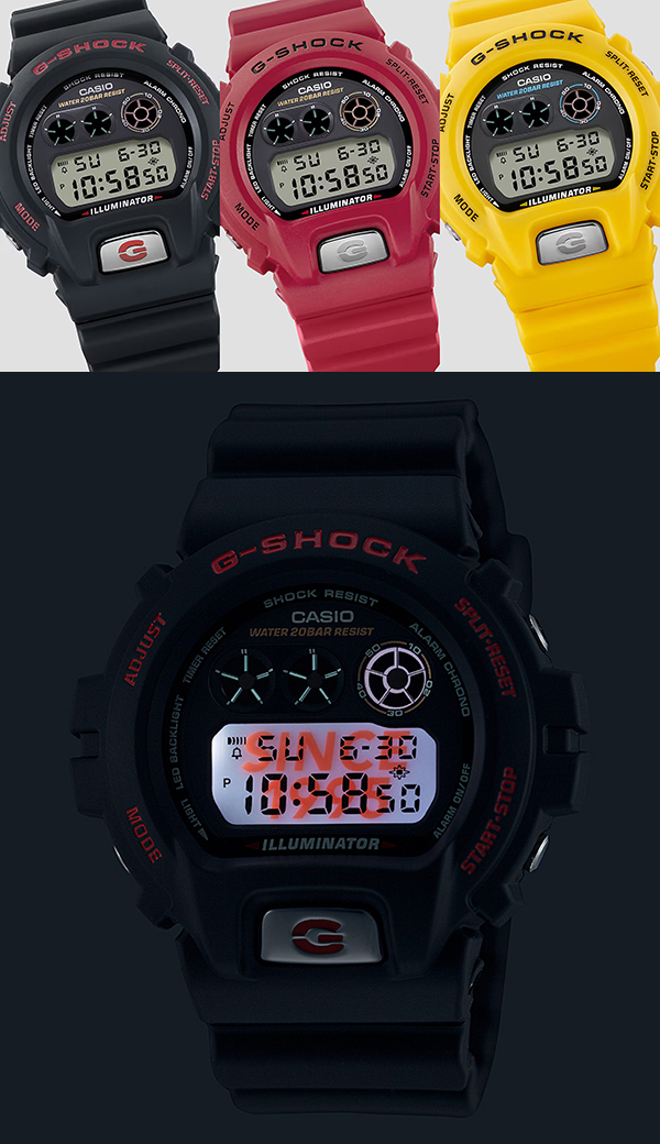 ジーショック(G-SHOCK) 2025新作 「DW-6900」シリーズ誕生30周年を記念
