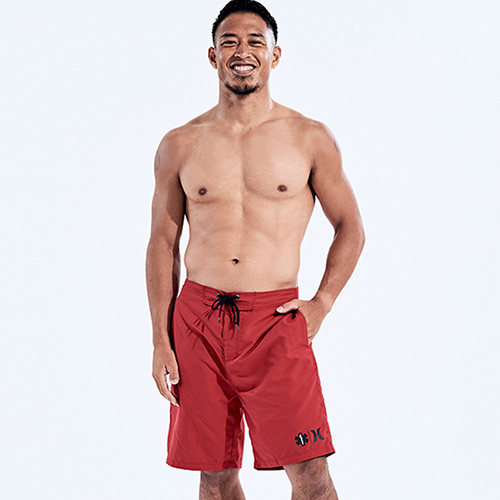 Hurley×GUARD / サーフパンツ 23RED