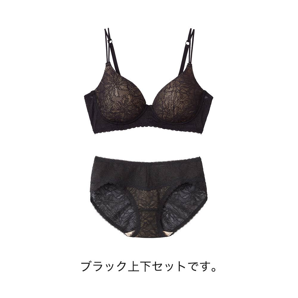 ネット限定お得上下セット】ナチュラル感ブラ×ノーマルレッグショーツ