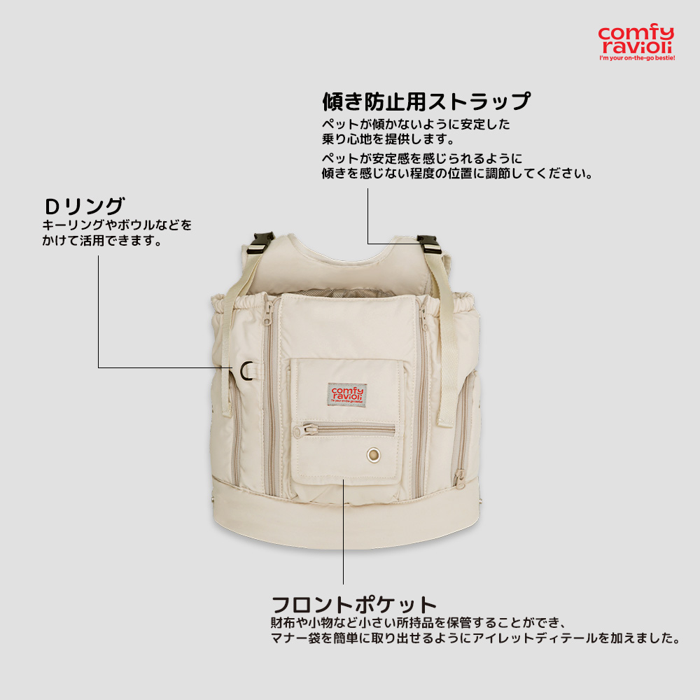D・O・G WEBSTORE -BITE ME コンフィーラビオリ テンマイルバッグ（3