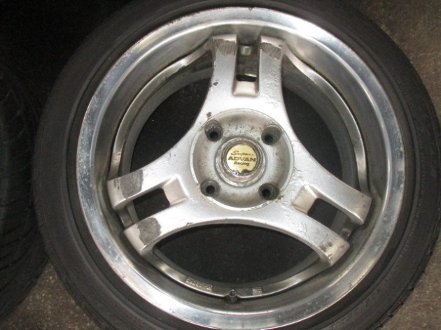 中古ホイール/タイヤ販売！旧車 希少 スーパーADVAN 16X7J 114.3/4穴
