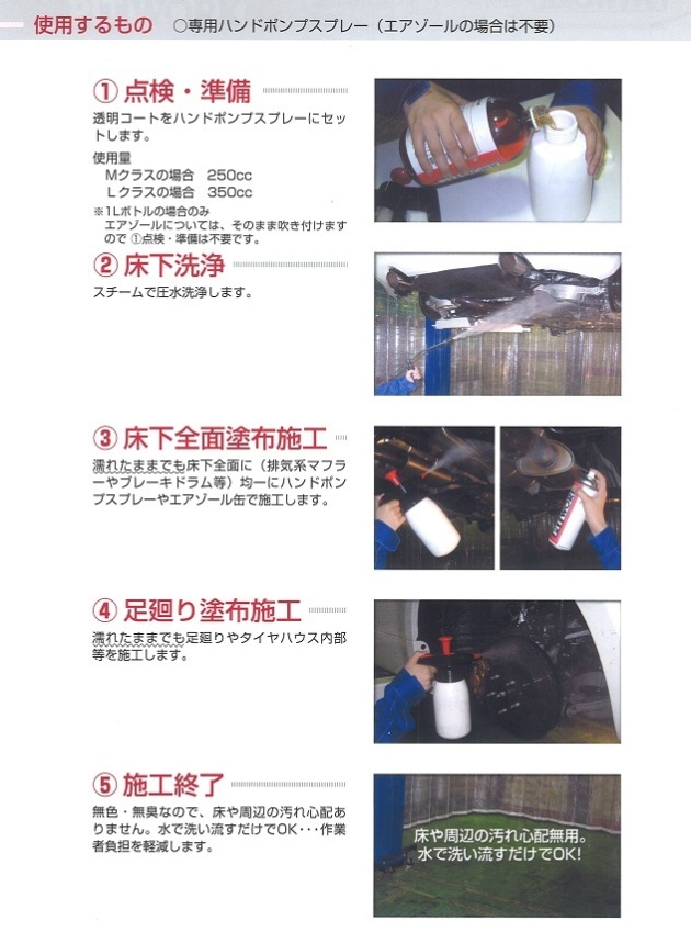 PIT WORK 床下防錆処理 透明コート 始めました。｜車のチューニング