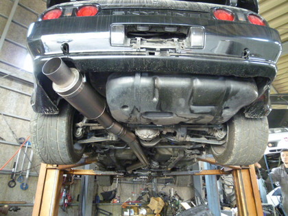 スカイラインGTR BNR32 ワンオフ チタンマフラーを製作致しました