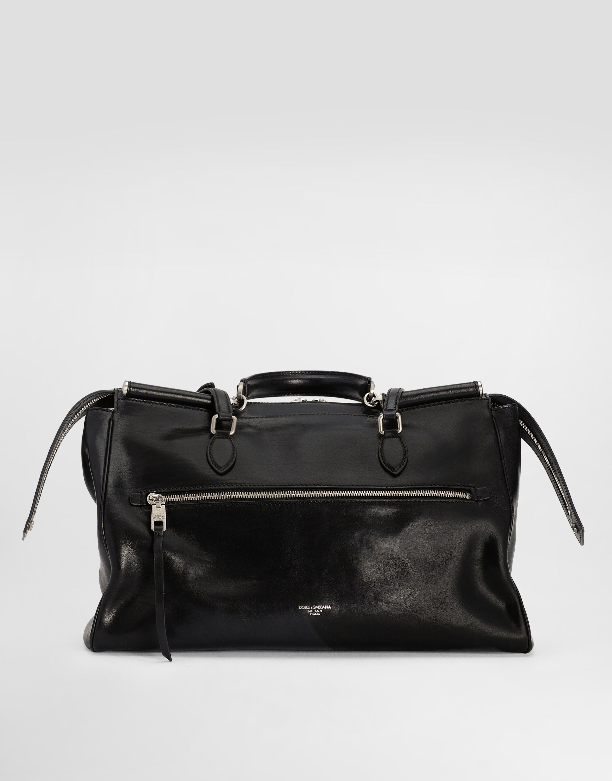 Large Vittoria calfskin bag in Black for Women | Dolce&Gabbana® US