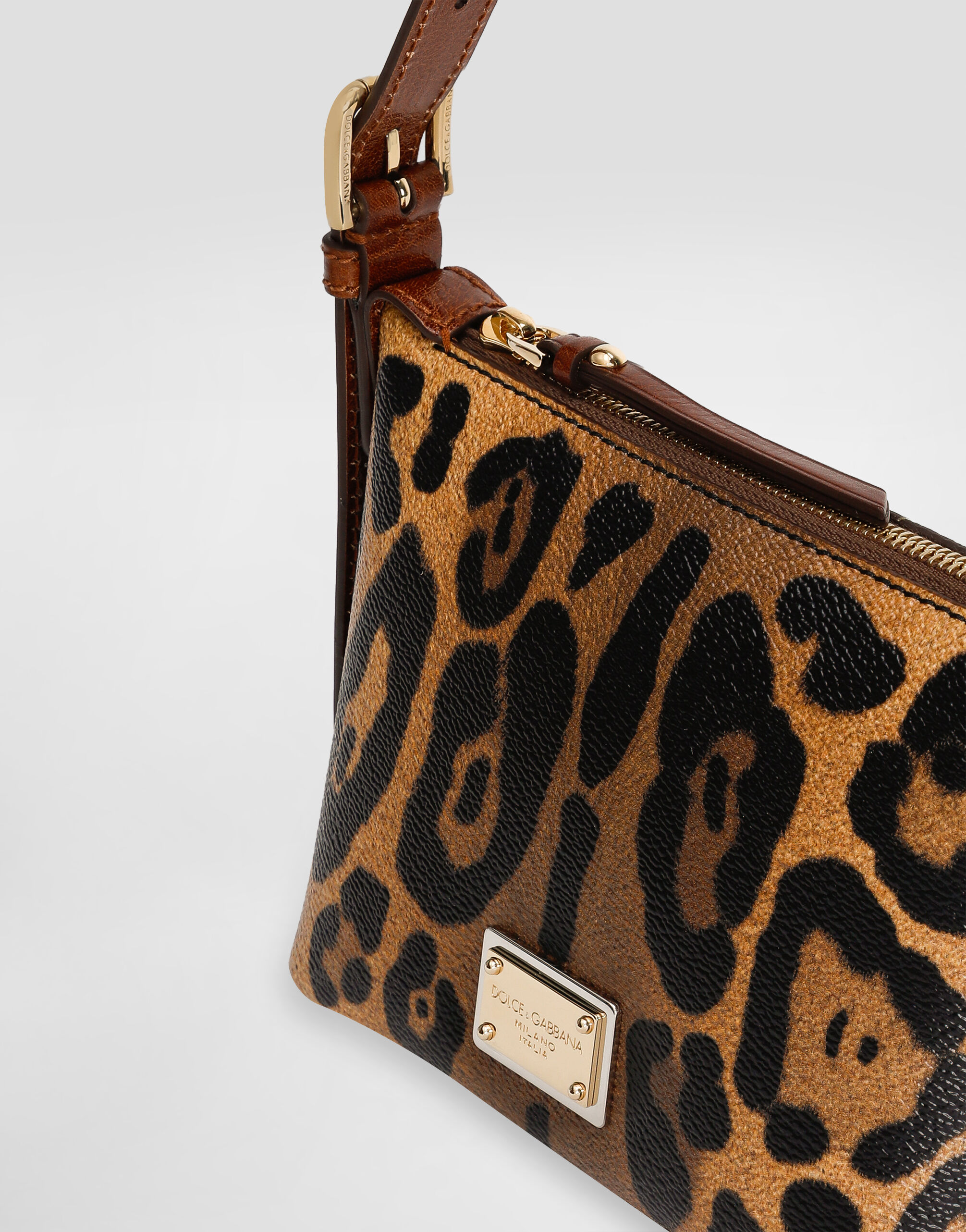 Leopard-print Crespo DG shoulder bag in Multicolor for Women