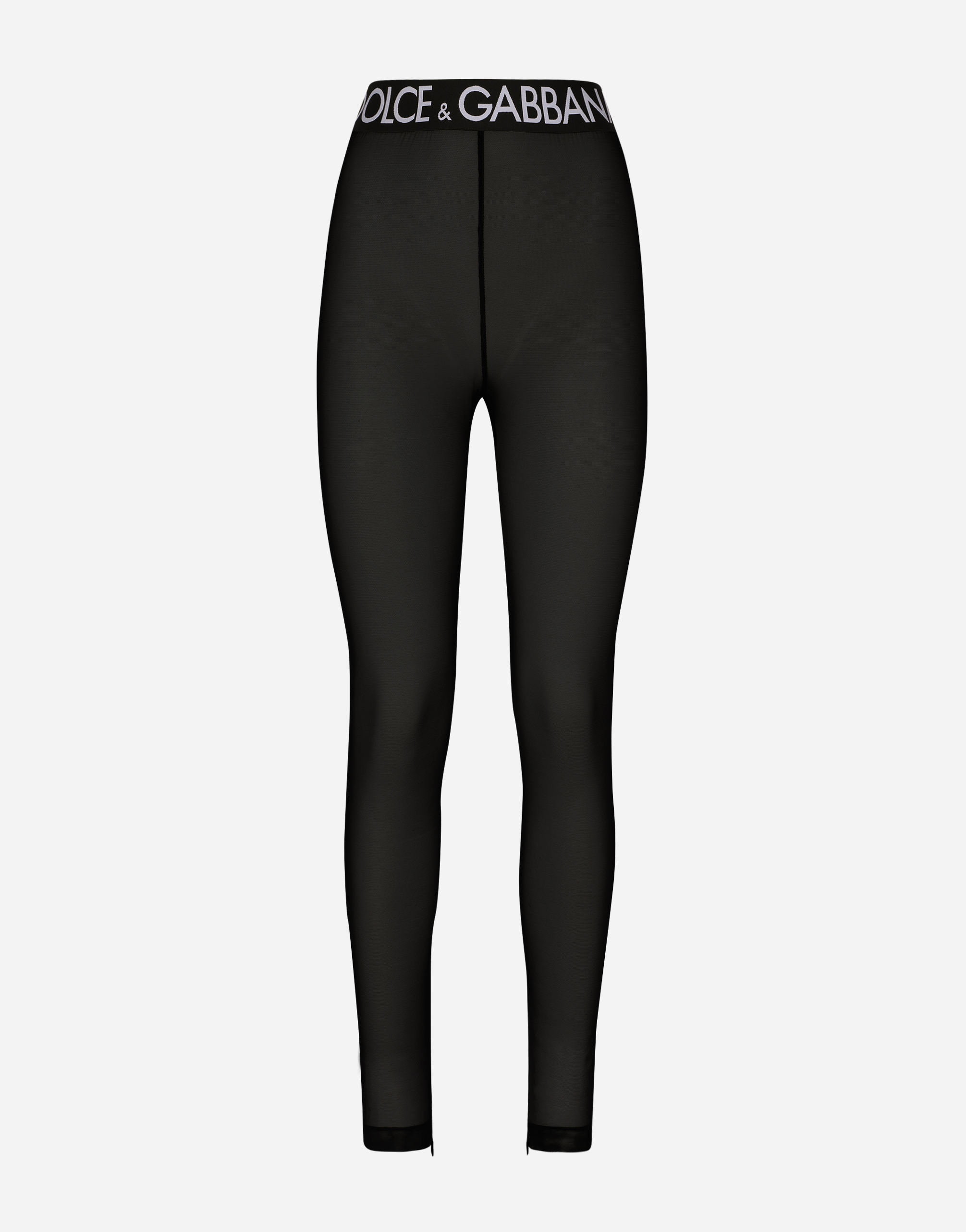 Tulle leggings in Black for Women | Dolce&Gabbana® US
