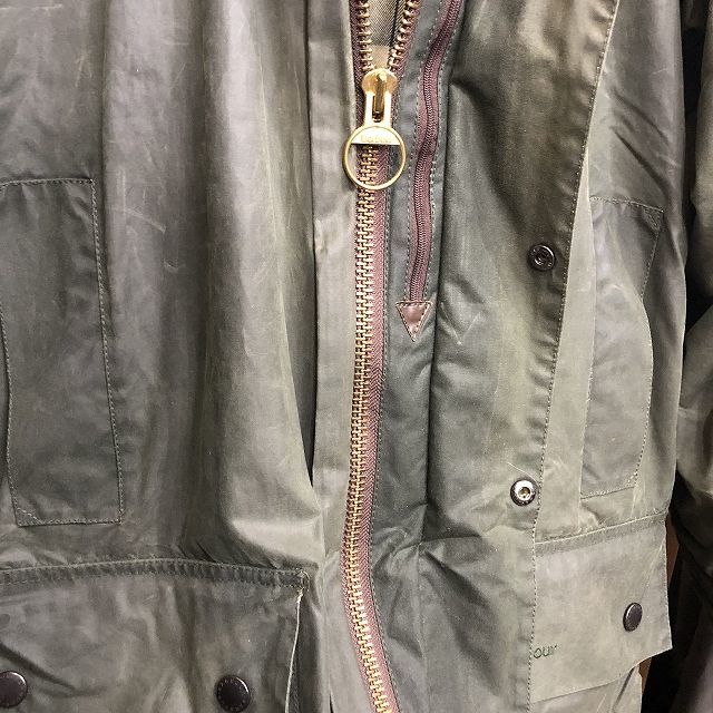 Barbour】 BORDER WAXED COTTON JACKET C38(USED)