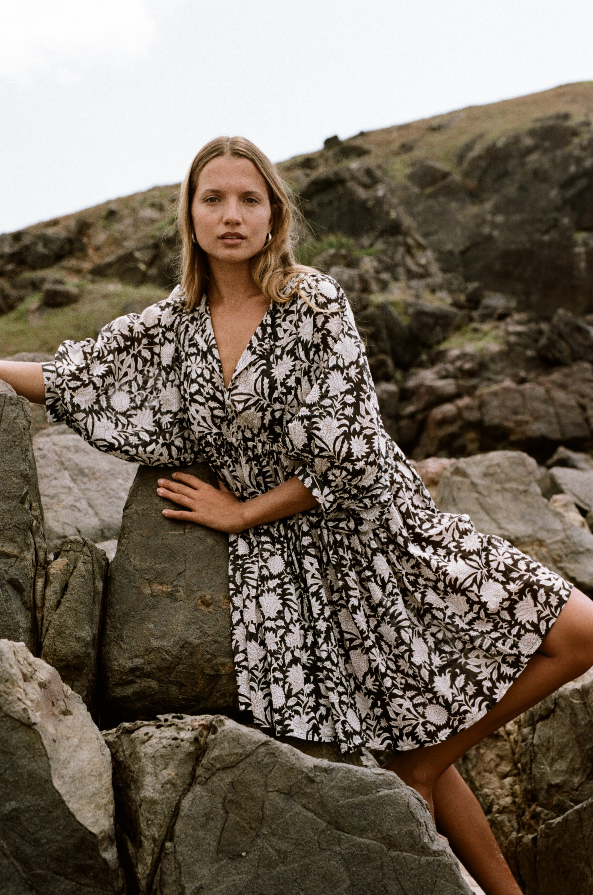 Kyra Mini Dress ~ Pepper – Daughters of India