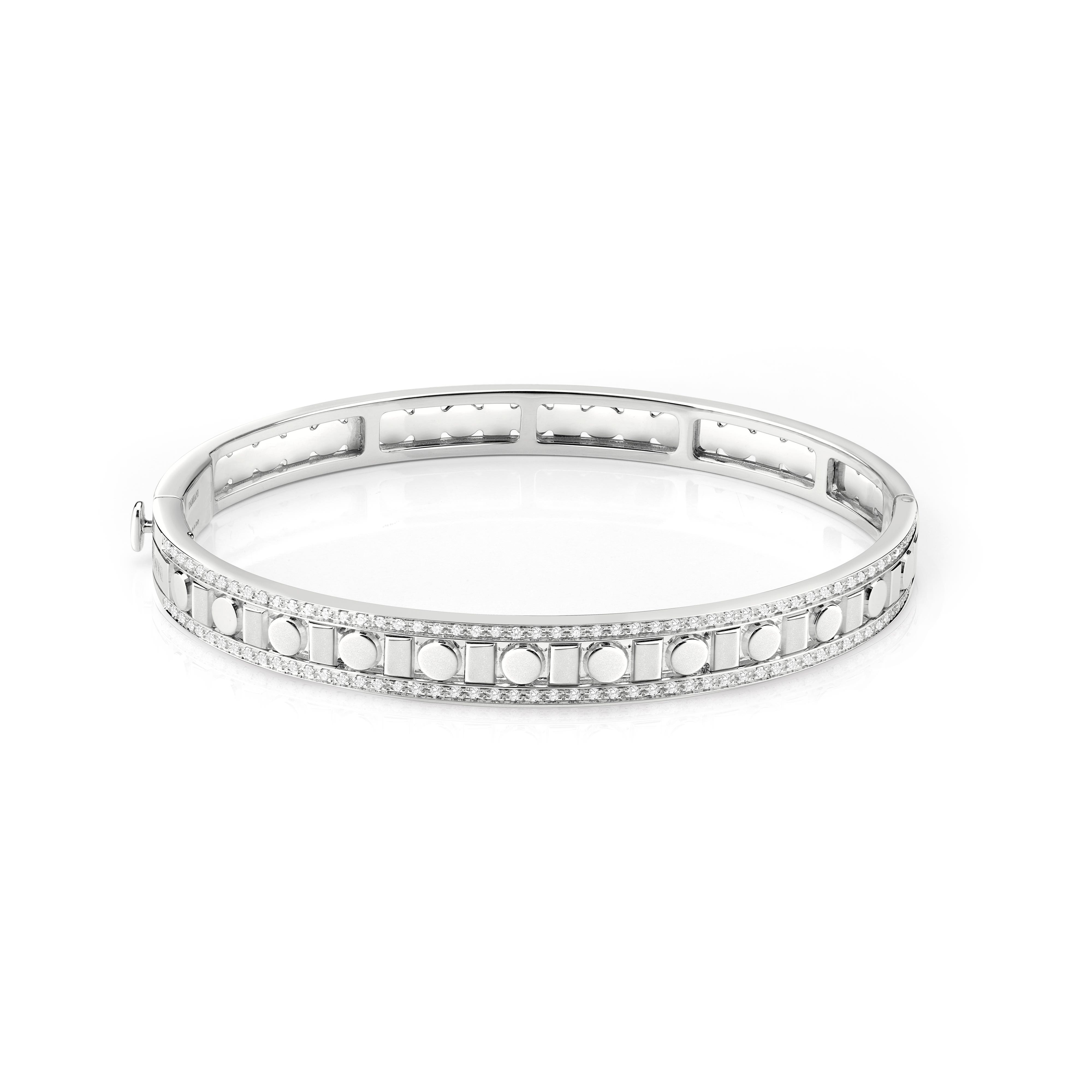 ホワイトゴールド、ダイヤモンド、ブレスレット、7 mm. - Damiani