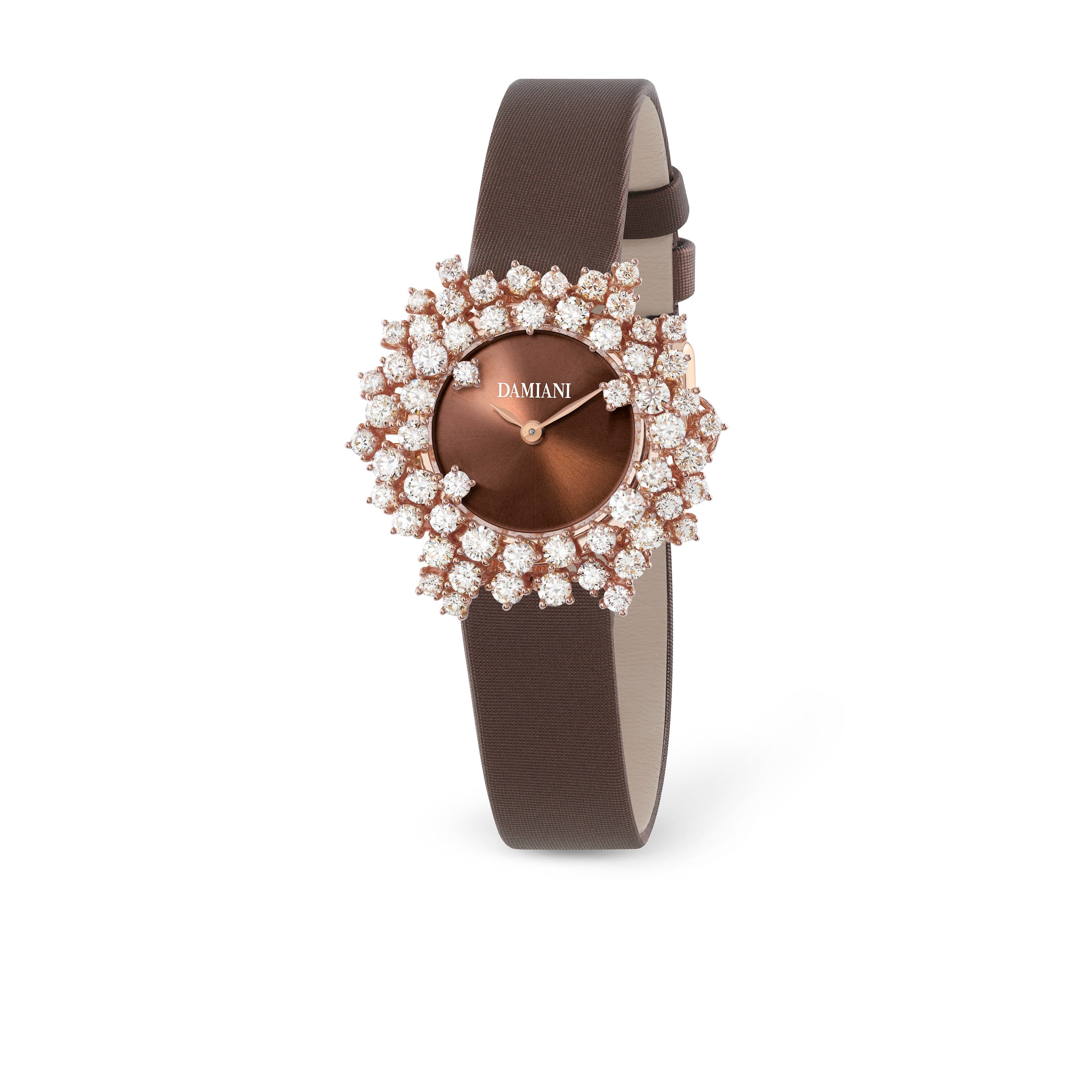ピンクゴールドとダイヤモンド ウォッチ - Damiani MIMOSA