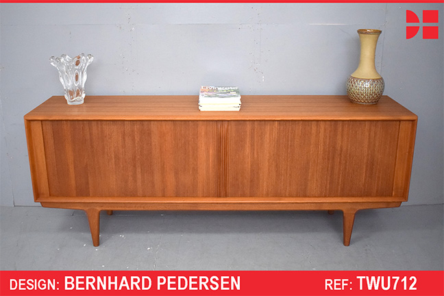 Bernhard Pedersen vintage sideboard model 142 in teak