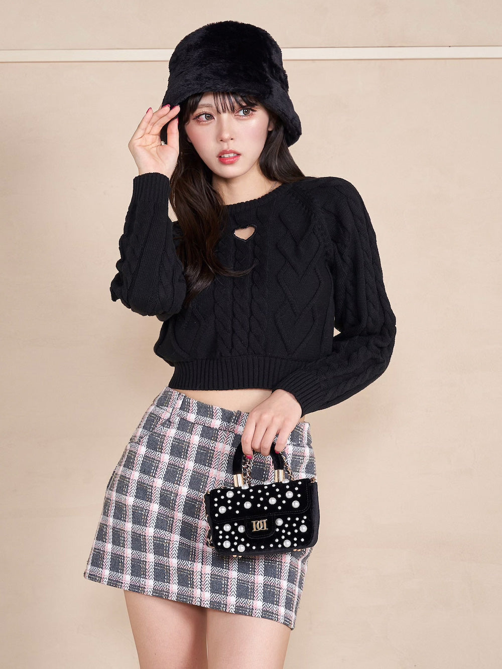 ハートカットケーブルニットトップス – Darich (ダーリッチ)