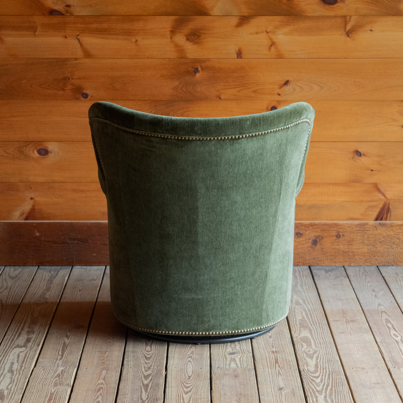 Hawthorn Chair in Everest Forest | Green Velvet Chair with