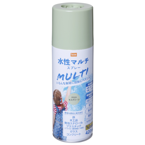 水性 マルチスプレー 420ml DCM スプレー グロスホワイト